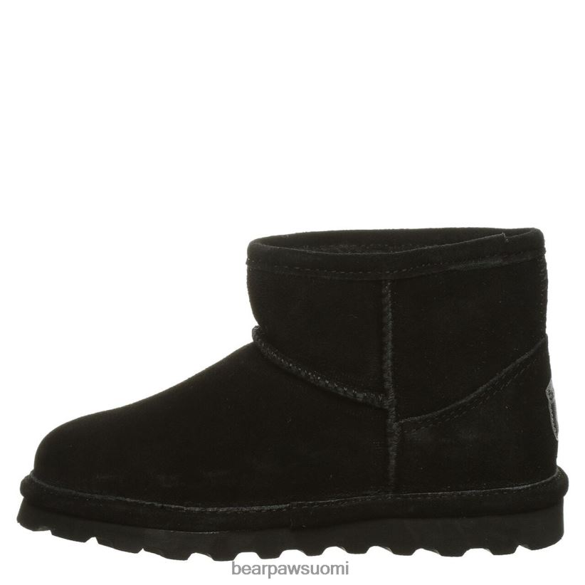 BEARPAW alyssa nuoriso lapset musta saappaat H880X0568