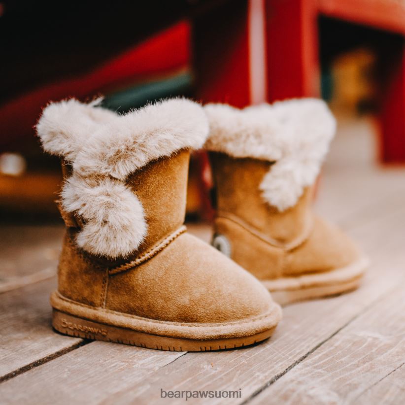 BEARPAW betsey nuoriso lapset hikkori saappaat H880X0584