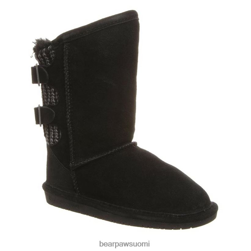 BEARPAW boshie nuoriso lapset musta neverwet saappaat H880X0607