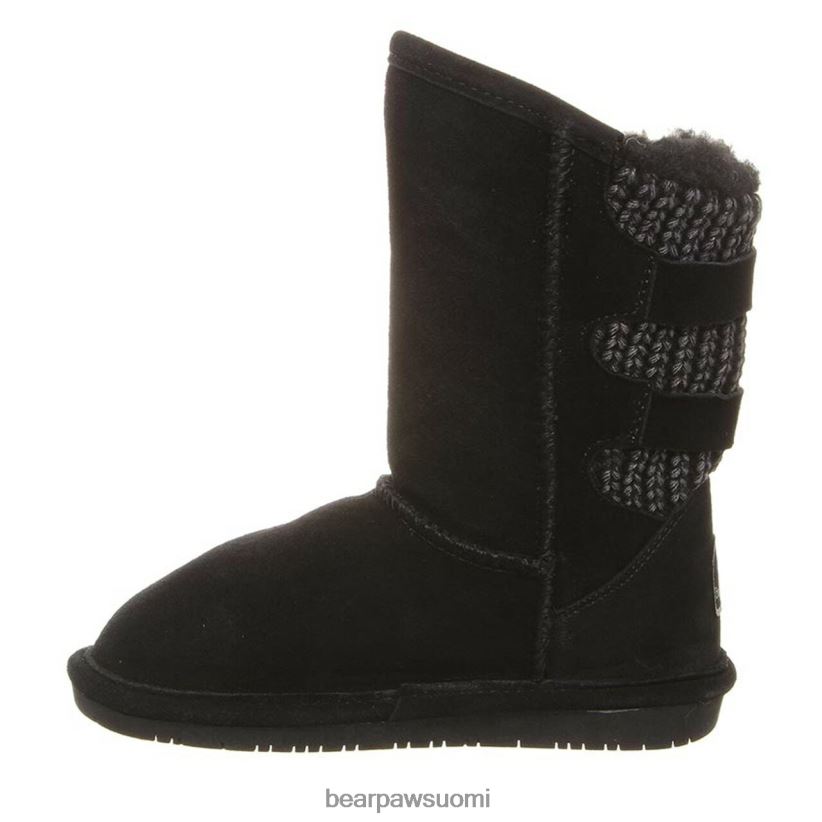 BEARPAW boshie nuoriso lapset musta neverwet saappaat H880X0607