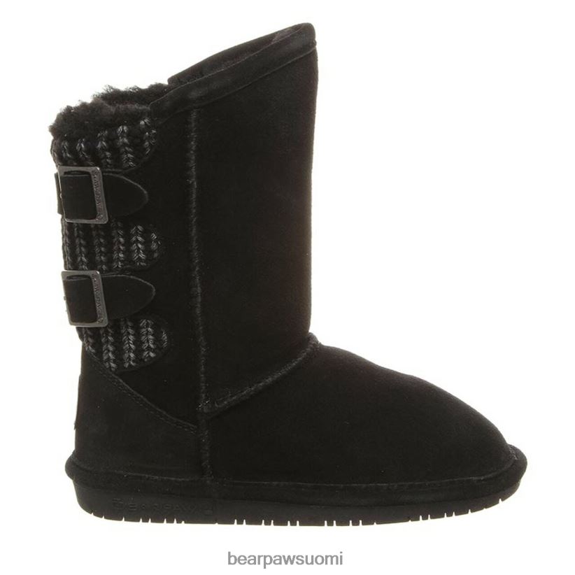 BEARPAW boshie nuoriso lapset musta neverwet saappaat H880X0607