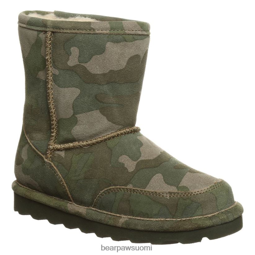 BEARPAW brady nuoriso lapset oliivi camo saappaat H880X0603