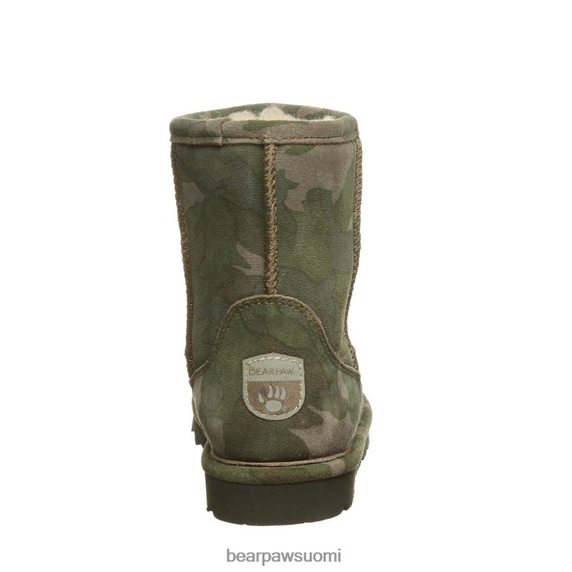 BEARPAW brady nuoriso lapset oliivi camo saappaat H880X0603