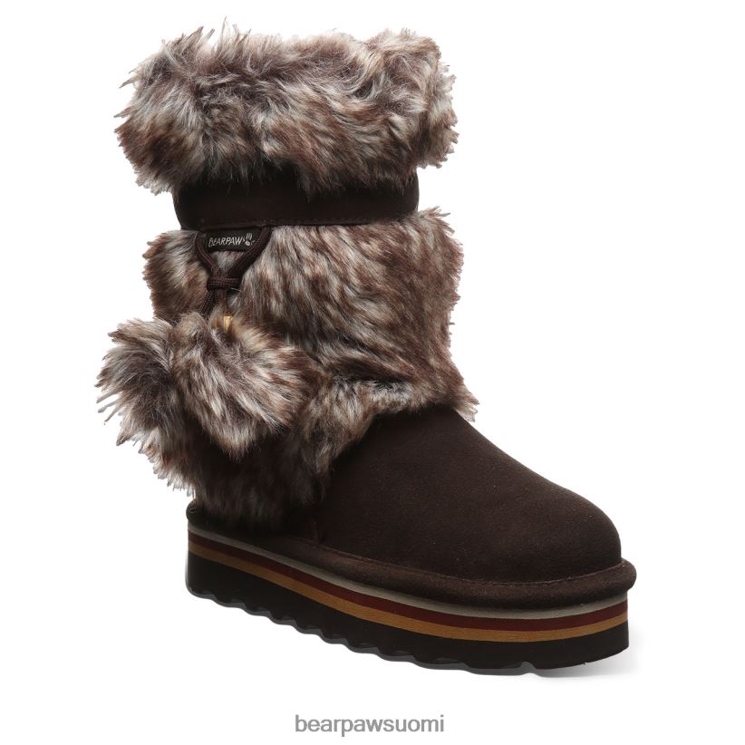 BEARPAW retro tama nuoriso lapset suklaa saappaat H880X0596