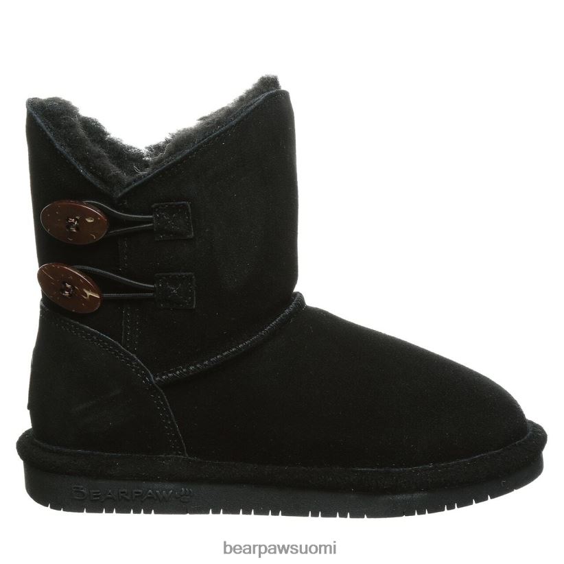 BEARPAW rosaline nuoriso lapset musta saappaat H880X0602