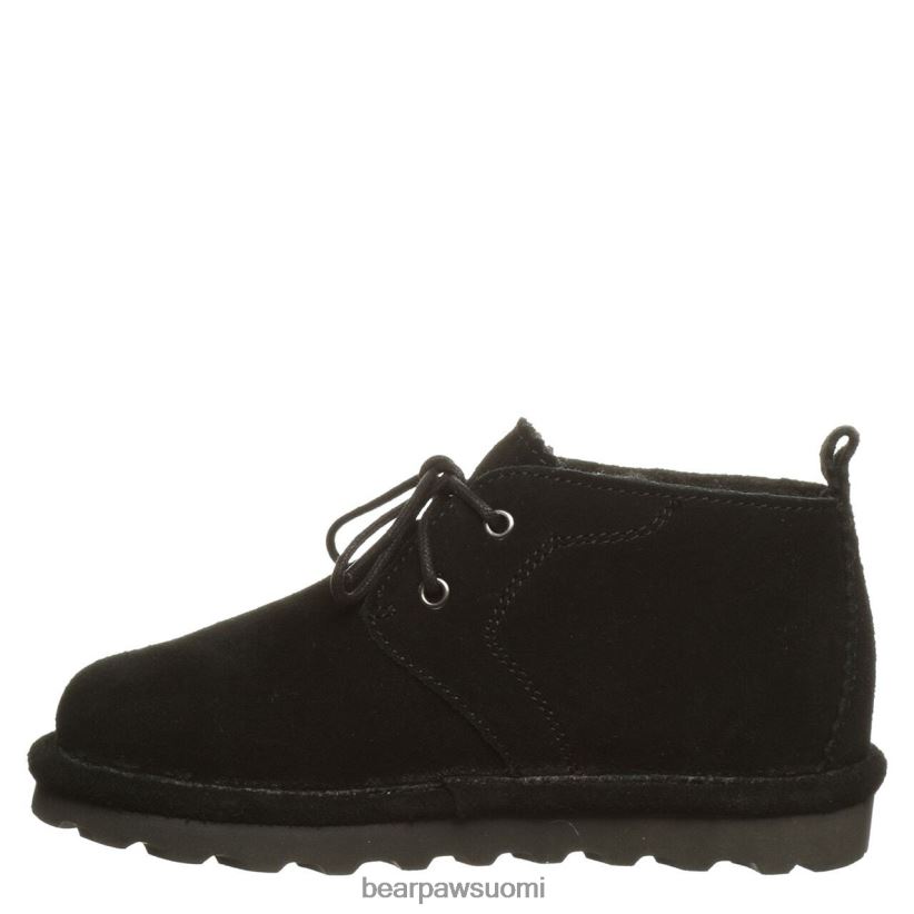 BEARPAW skye nuoriso lapset musta saappaat H880X0576