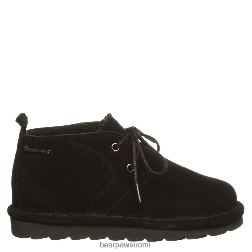 BEARPAW skye nuoriso lapset musta saappaat H880X0576