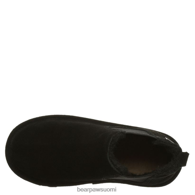 BEARPAW veti nuoria lapset musta saappaat H880X0574