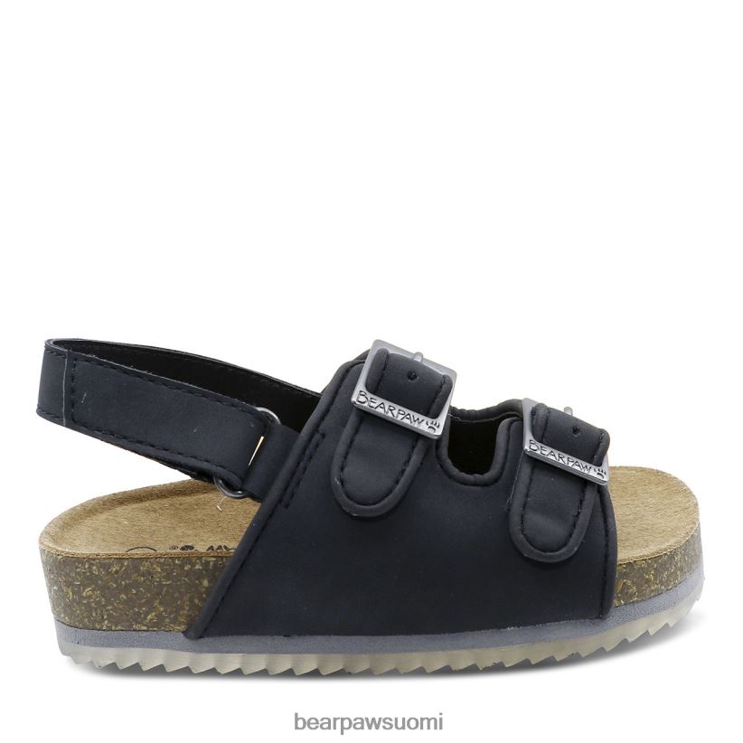 BEARPAW brooklyn taapero lapset musta sandaalit H880X0621