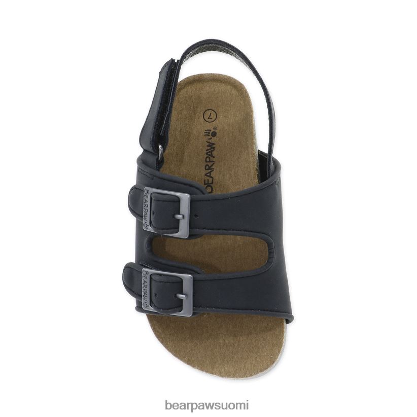 BEARPAW brooklyn taapero lapset musta sandaalit H880X0621