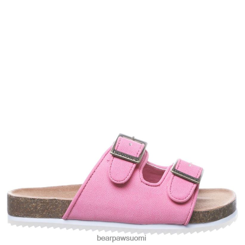 BEARPAW brooklynin nuoriso lapset karamelli pinkki sandaalit H880X0628