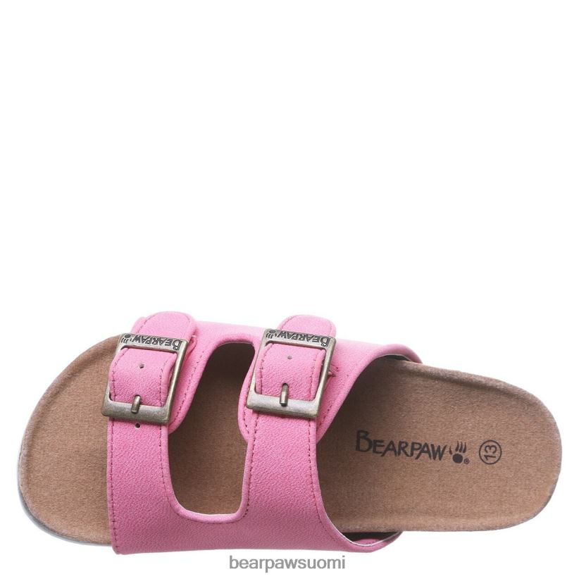 BEARPAW brooklynin nuoriso lapset karamelli pinkki sandaalit H880X0628