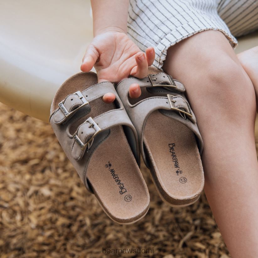 BEARPAW brooklynin nuoriso lapset kivi sandaalit H880X0629