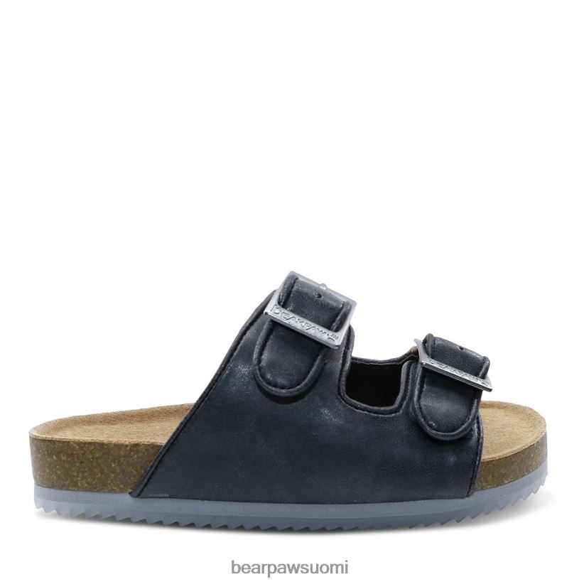 BEARPAW brooklynin nuoriso lapset musta sandaalit H880X0620