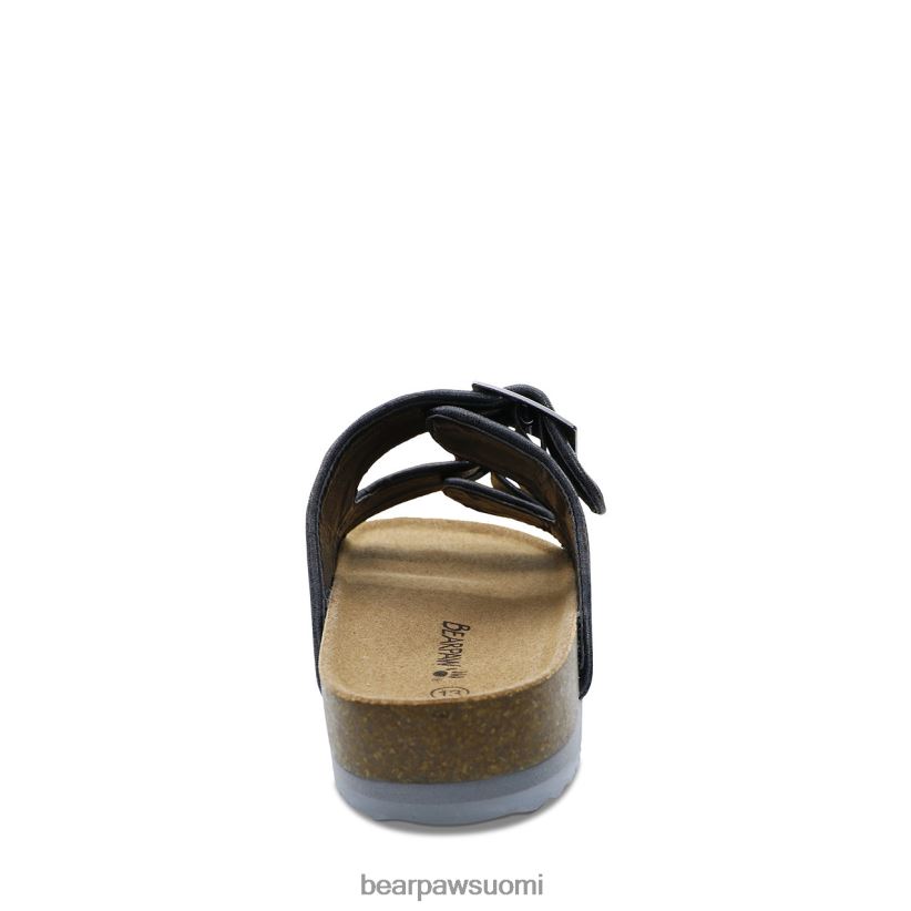 BEARPAW brooklynin nuoriso lapset musta sandaalit H880X0620