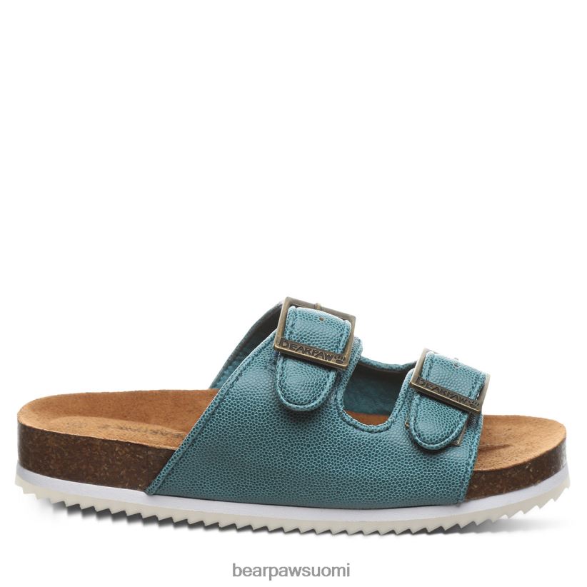 BEARPAW brooklynin nuoriso lapset sinivihreä sandaalit H880X0624