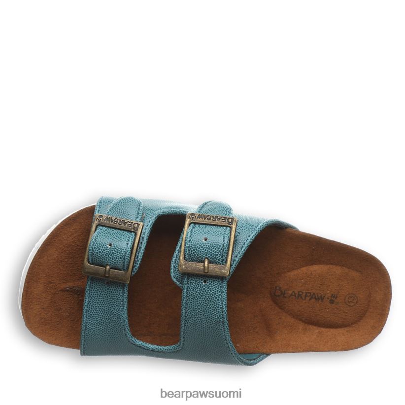 BEARPAW brooklynin nuoriso lapset sinivihreä sandaalit H880X0624