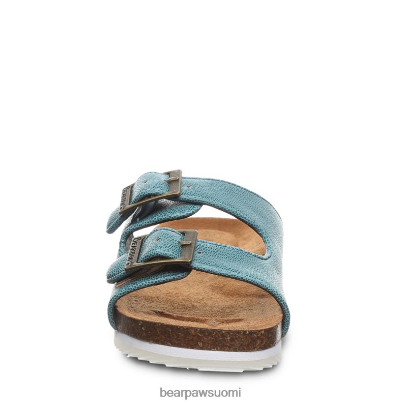 BEARPAW brooklynin nuoriso lapset sinivihreä sandaalit H880X0624