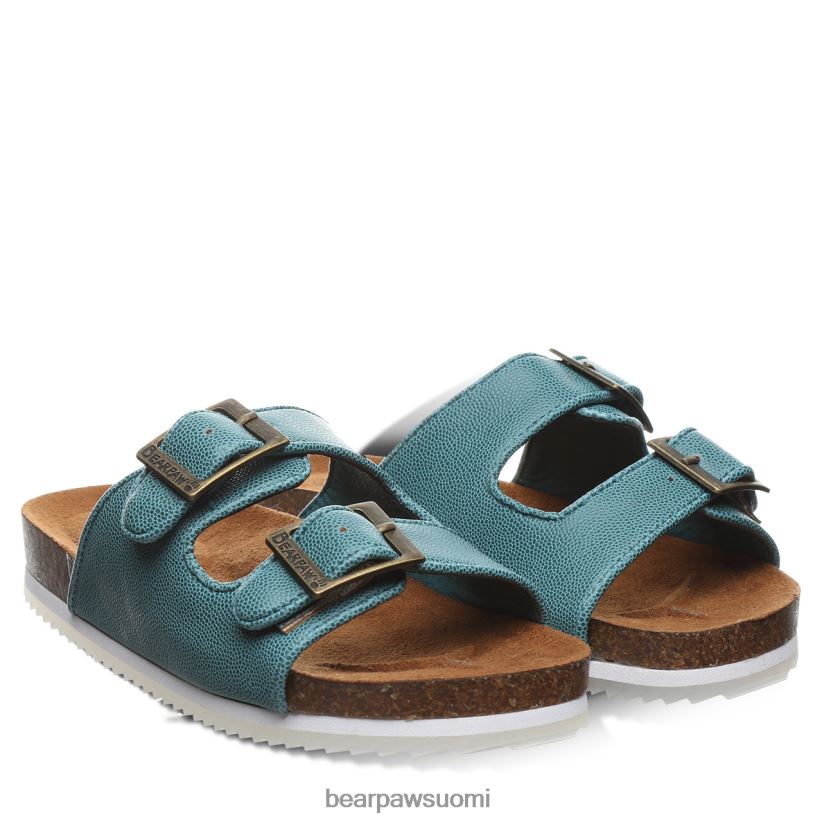 BEARPAW brooklynin nuoriso lapset sinivihreä sandaalit H880X0624