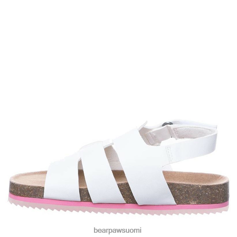 BEARPAW zaidee nuoriso lapset valkoinen sandaalit H880X0627