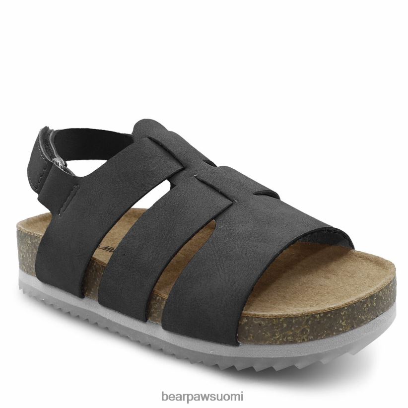 BEARPAW zaidee taapero lapset musta sandaalit H880X0623