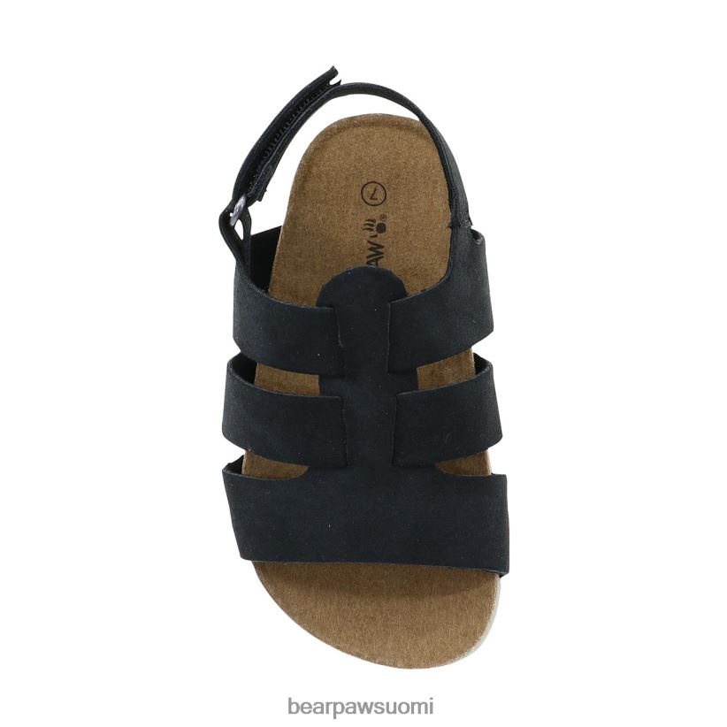 BEARPAW zaidee taapero lapset musta sandaalit H880X0623