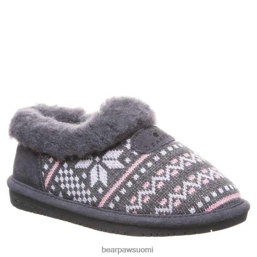 BEARPAW alice nuoriso lapset puuhiili tossut H880X0618