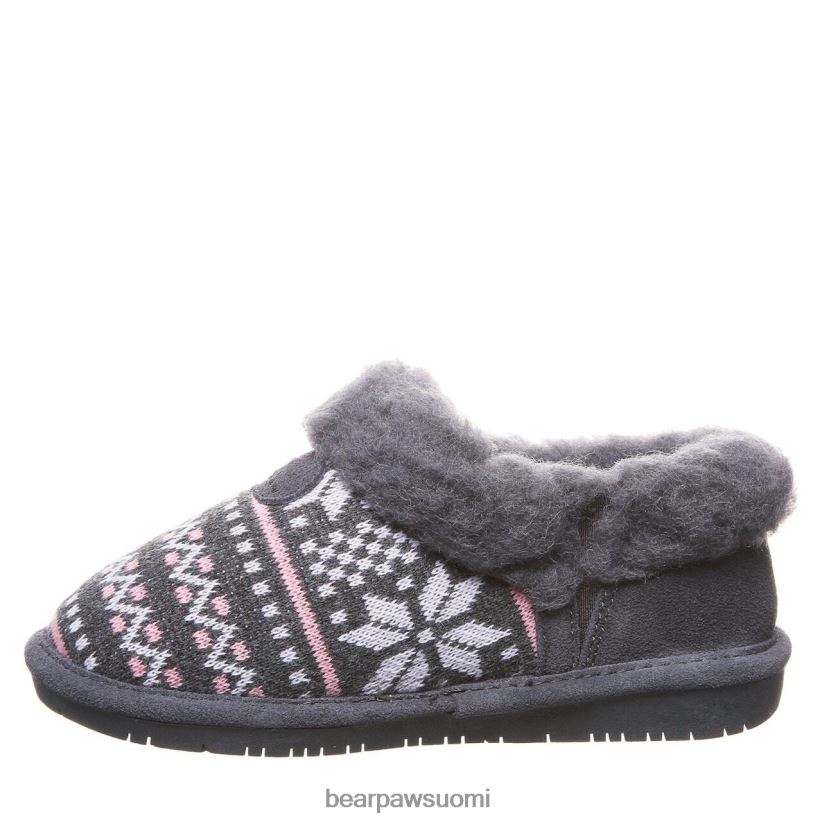 BEARPAW alice nuoriso lapset puuhiili tossut H880X0618