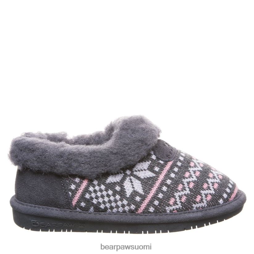 BEARPAW alice nuoriso lapset puuhiili tossut H880X0618
