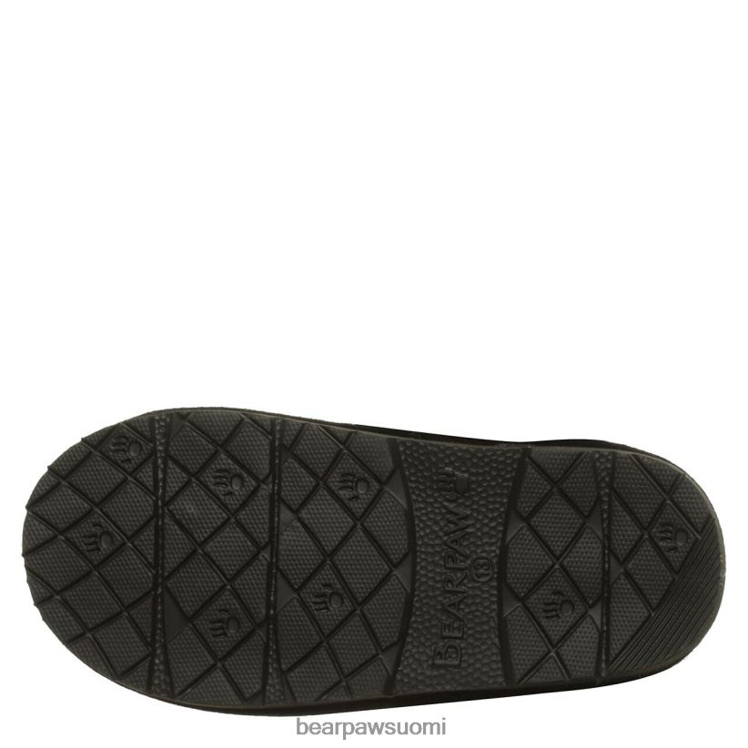 BEARPAW loki nuoriso lapset musta tossut H880X0617