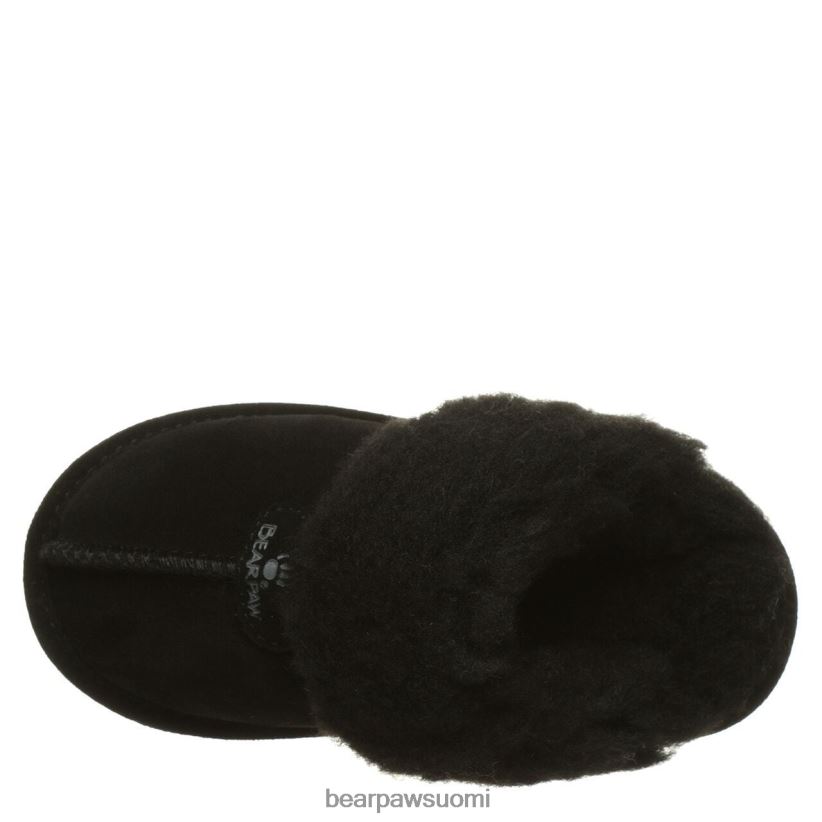 BEARPAW loki nuoriso lapset musta tossut H880X0617