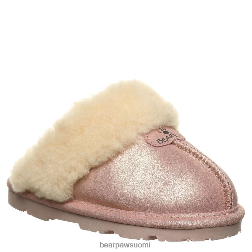 BEARPAW loki nuoriso lapset pinkki glitter tossut H880X0609