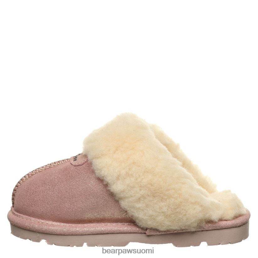 BEARPAW loki nuoriso lapset pinkki glitter tossut H880X0609