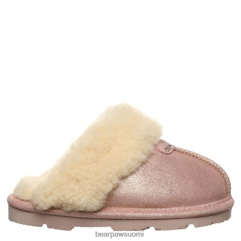 BEARPAW loki nuoriso lapset pinkki glitter tossut H880X0609