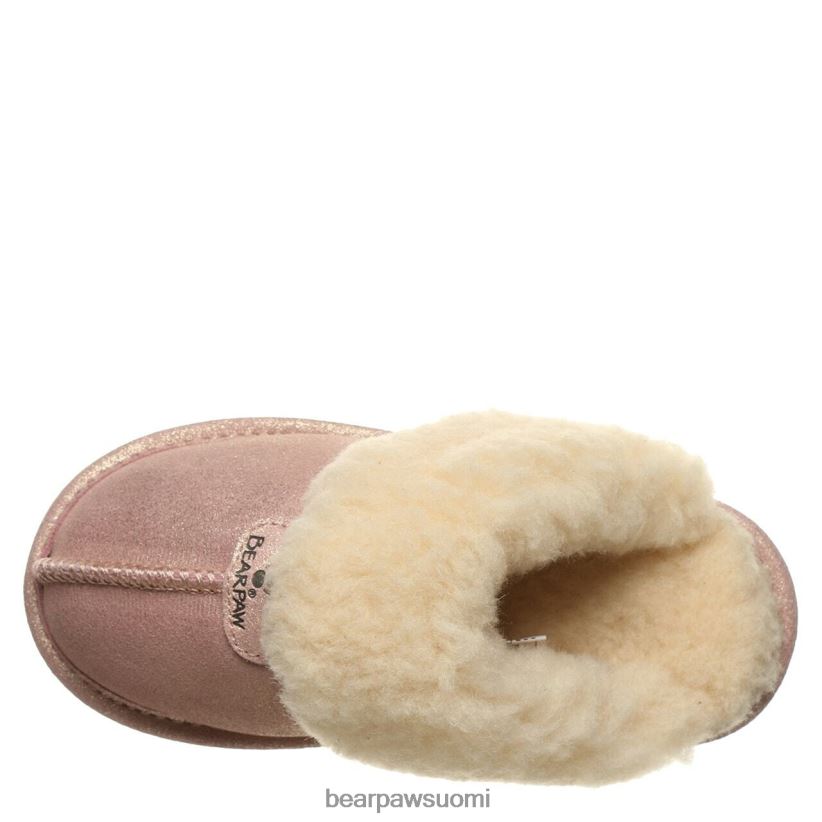 BEARPAW loki nuoriso lapset pinkki glitter tossut H880X0609