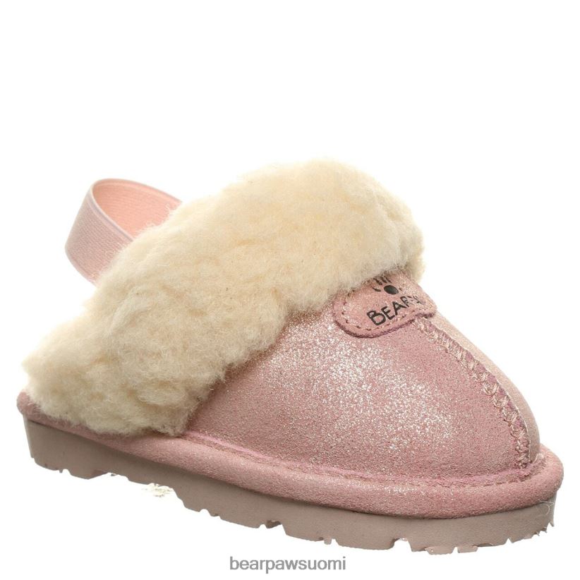 BEARPAW loki taapero lapset pinkki glitter tossut H880X0612
