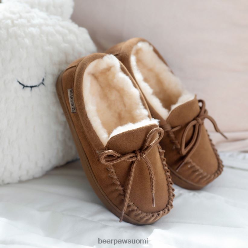 BEARPAW moc ii nuoriso lapset hikkori tossut H880X0611