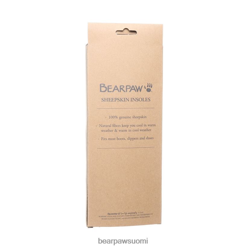 BEARPAW tuuletetut mukavuuspohjalliset miehet ei väriä Lisätarvikkeet H880X0564