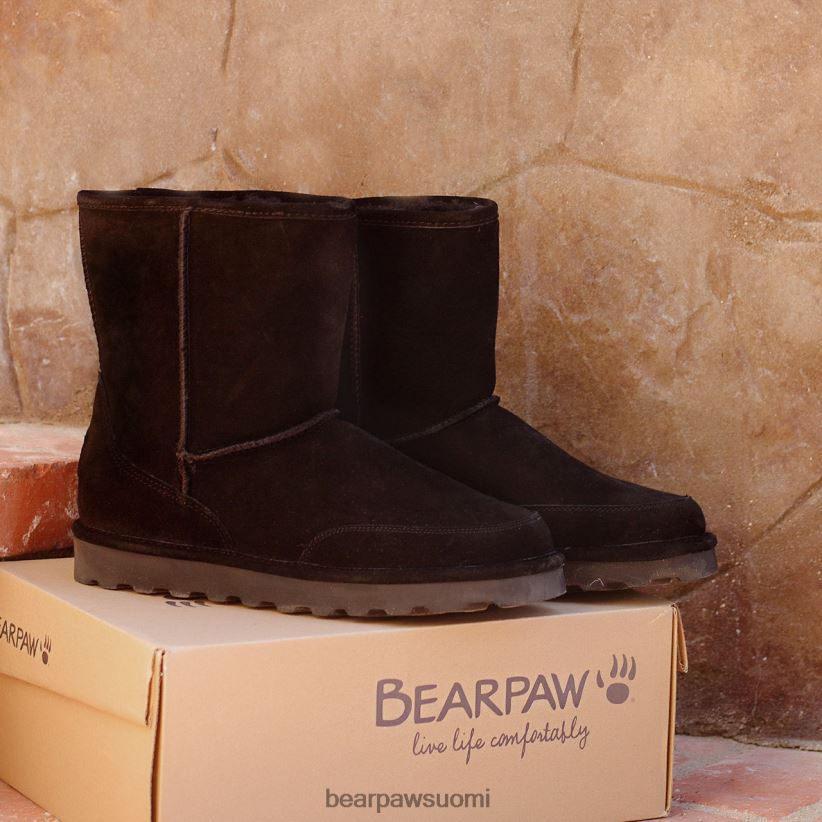 BEARPAW brady leveä miehet musta saappaat H880X0511