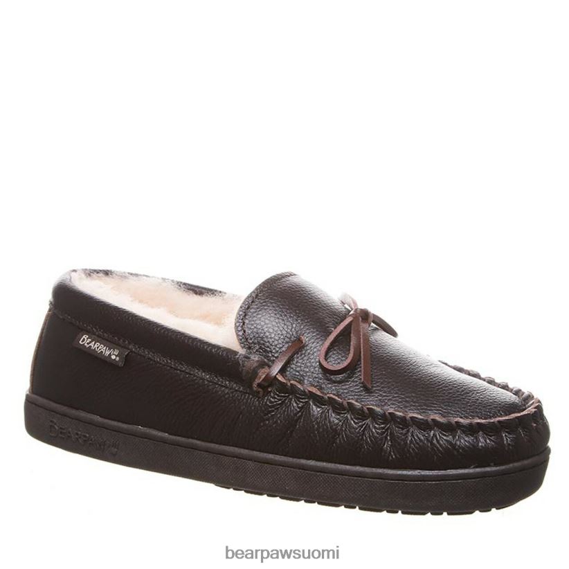 BEARPAW mach iv leveä miehet suklaa tossut H880X0531