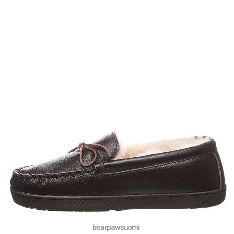 BEARPAW mach iv leveä miehet suklaa tossut H880X0531