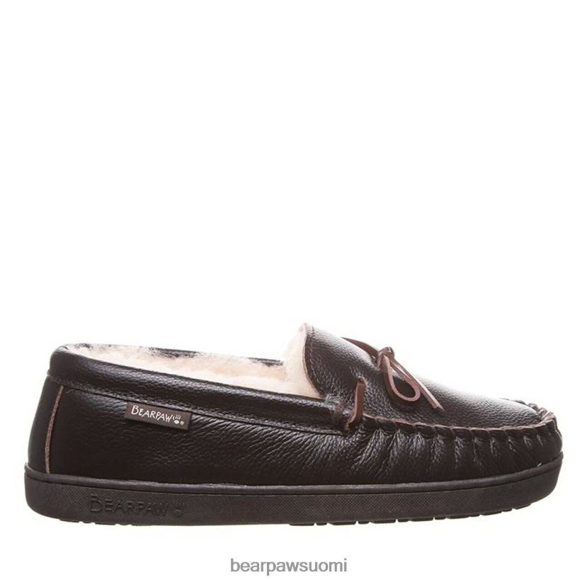 BEARPAW mach iv leveä miehet suklaa tossut H880X0531