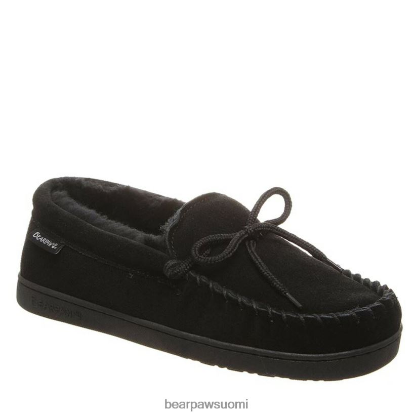 BEARPAW moc ii leveä miehet musta tossut H880X0527