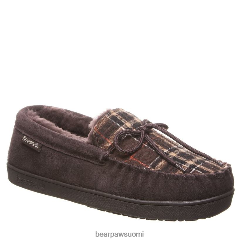 BEARPAW moc ii miehet suklaa monineulosta tossut H880X0541