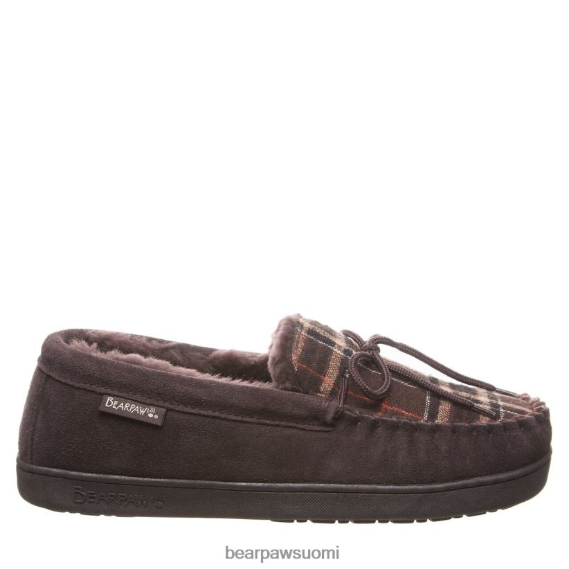 BEARPAW moc ii miehet suklaa monineulosta tossut H880X0541