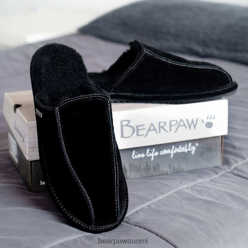BEARPAW pierre miehet musta tossut H880X0529