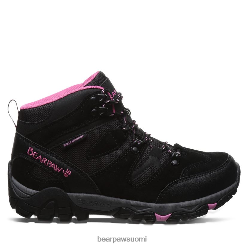 BEARPAW Korsika naiset musta/fuschia retkeilijät H880X0340
