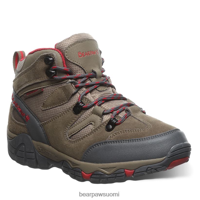 BEARPAW Korsika naiset taupe/punainen retkeilijät H880X0339