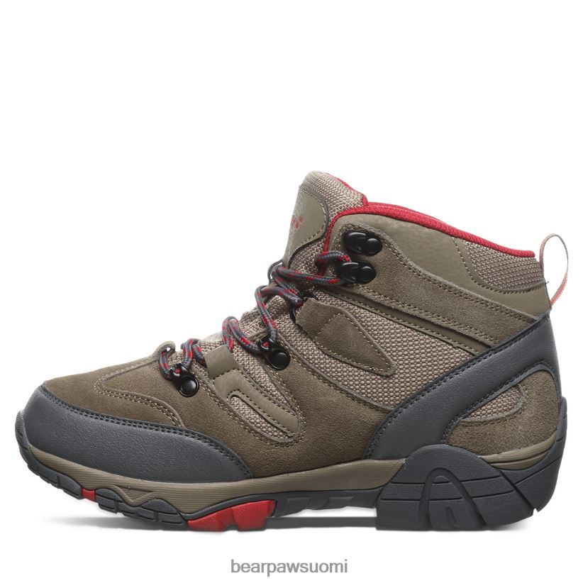 BEARPAW Korsika naiset taupe/punainen retkeilijät H880X0339