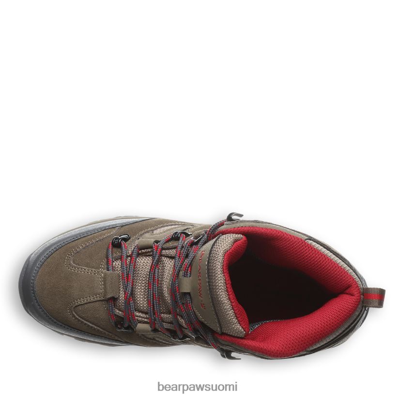 BEARPAW Korsika naiset taupe/punainen retkeilijät H880X0339